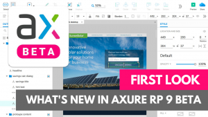Axure 9 beta first look