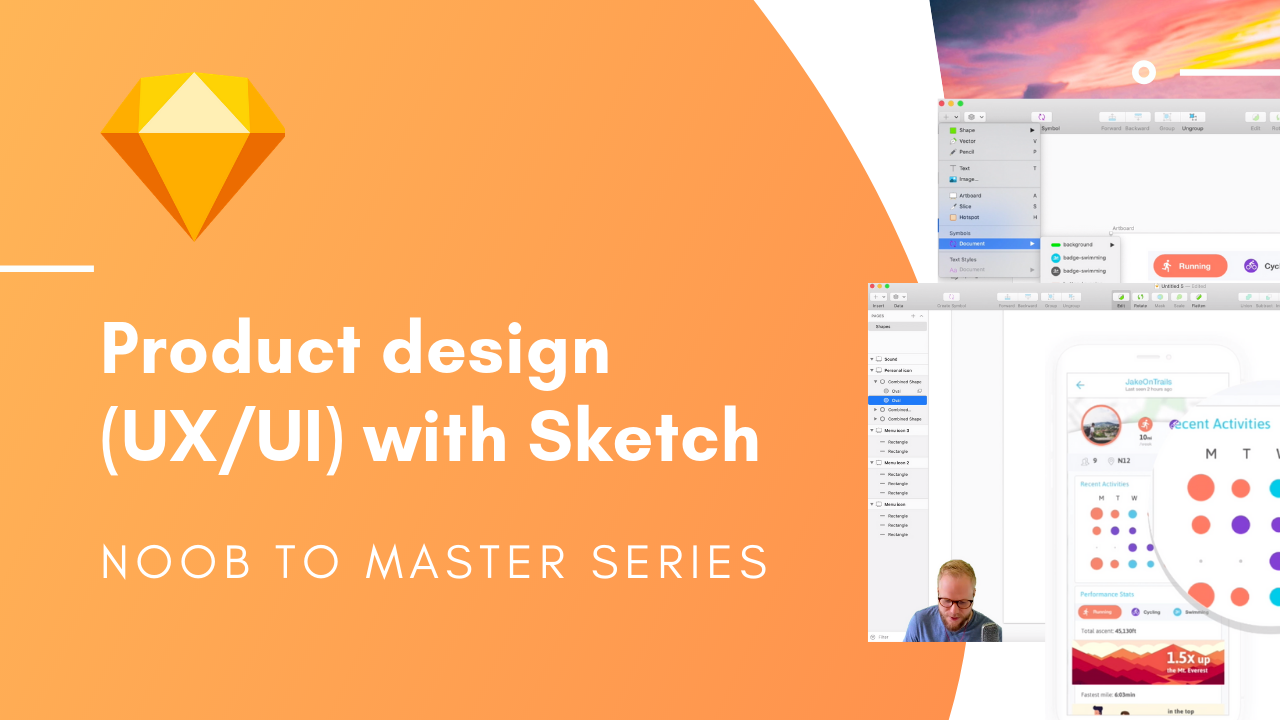 Learn Sketch Product Design (UX/UI) Noob to Master Series