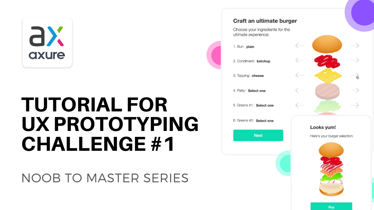 Axure RP UX prototyping challenge tutorial