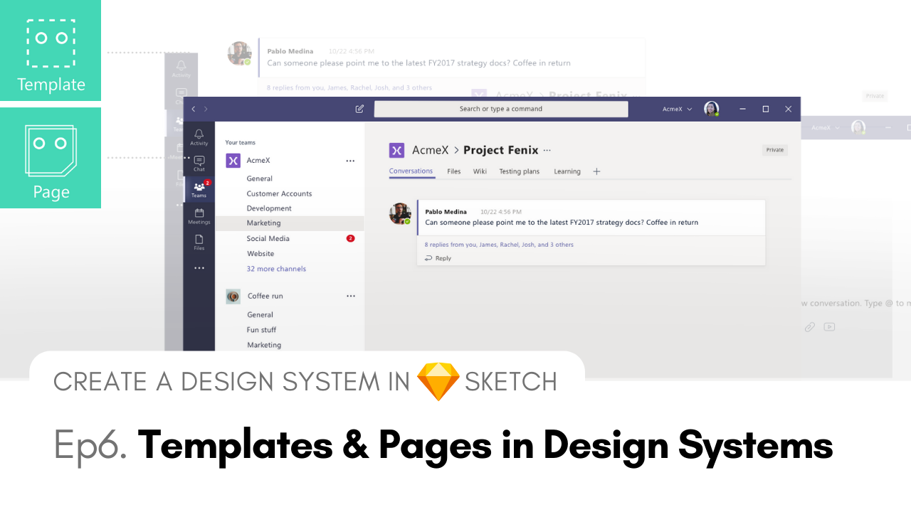 Templates and Pages in Design Systems - Create a Design System in Sketch