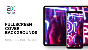 Fullscreen cover background in Axure