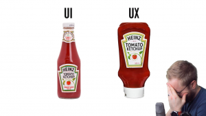 UX vs UI ketchup bottles