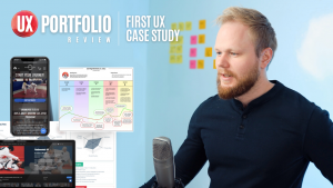 Junior UX Portfolio Review: First UX Case Study by vaexperience
